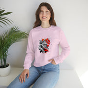 Rose Unisex Heavy Blend™ Crewneck Sweatshirt