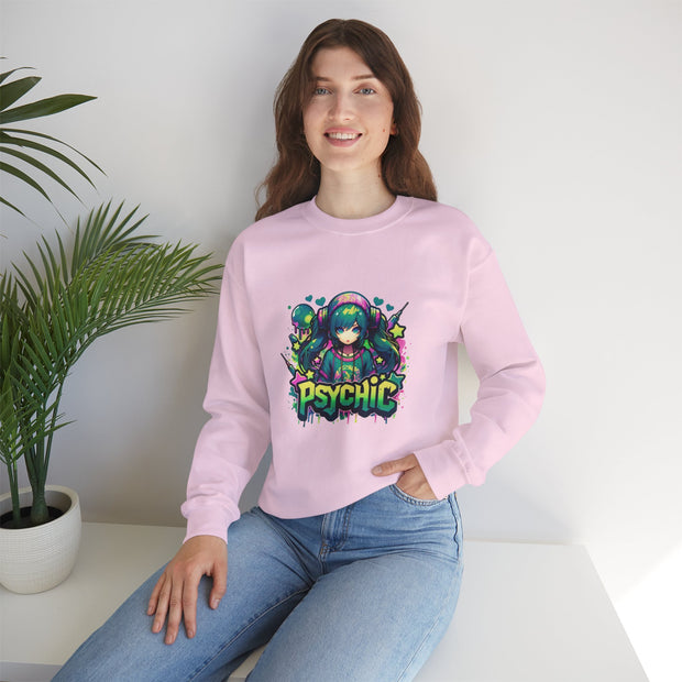 Graffiti Anime Girls Unisex Heavy Blend™ Crewneck Sweatshirt