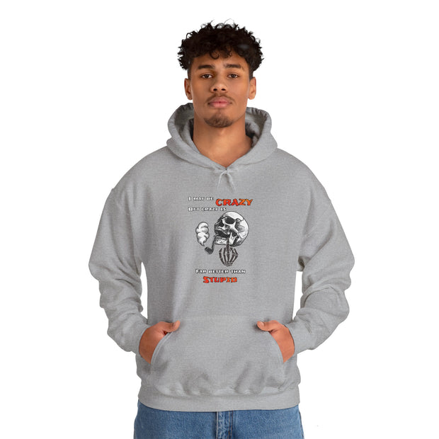 Crazy Skull Unisex Heavy Blend™ Hooded Sweatshirt