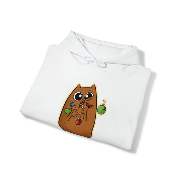 Christmas Cat Unisex Heavy Blend™ Hooded Sweatshirt