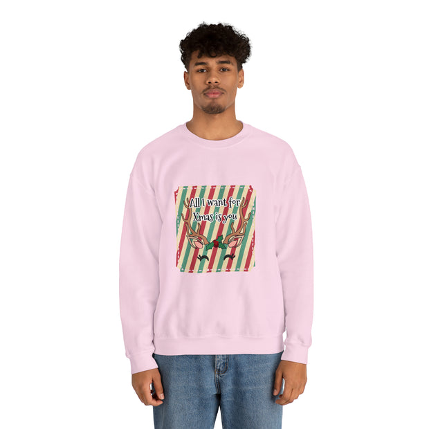 Reindeer Unisex Heavy Blend™ Crewneck Sweatshirt