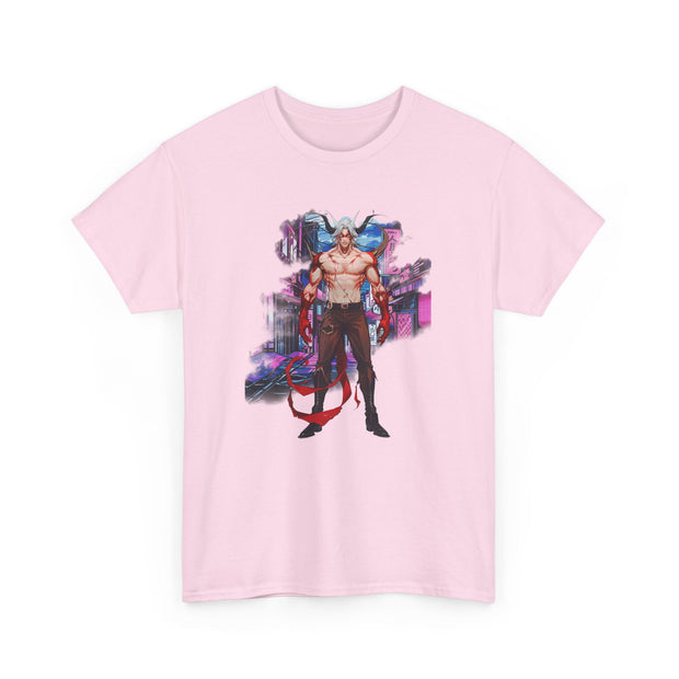 Anime Male Demon Unisex Heavy Cotton Tee