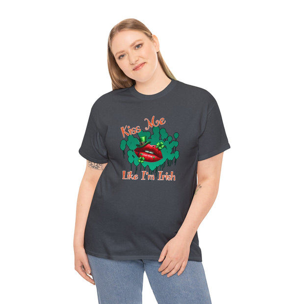 Kiss me like I’m Irish Unisex Heavy Cotton Tee