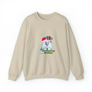 Christmas cat Unisex Heavy Blend™ Crewneck Sweatshirt