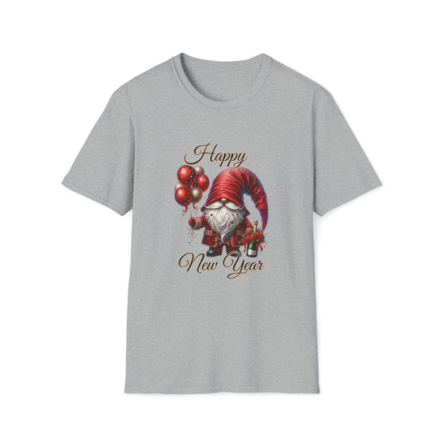 Gnome New Year Unisex Softstyle T-Shirt