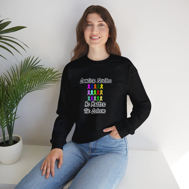 Cancer Sucks Unisex Heavy Blend™ Crewneck Sweatshirt