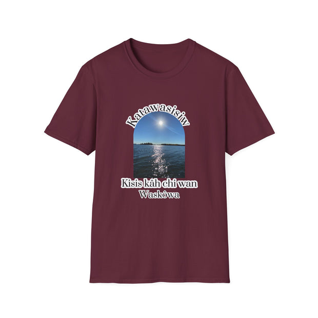 Cree Saskatchewan Skies Unisex Softstyle T-Shirt