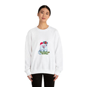 Christmas cat Unisex Heavy Blend™ Crewneck Sweatshirt