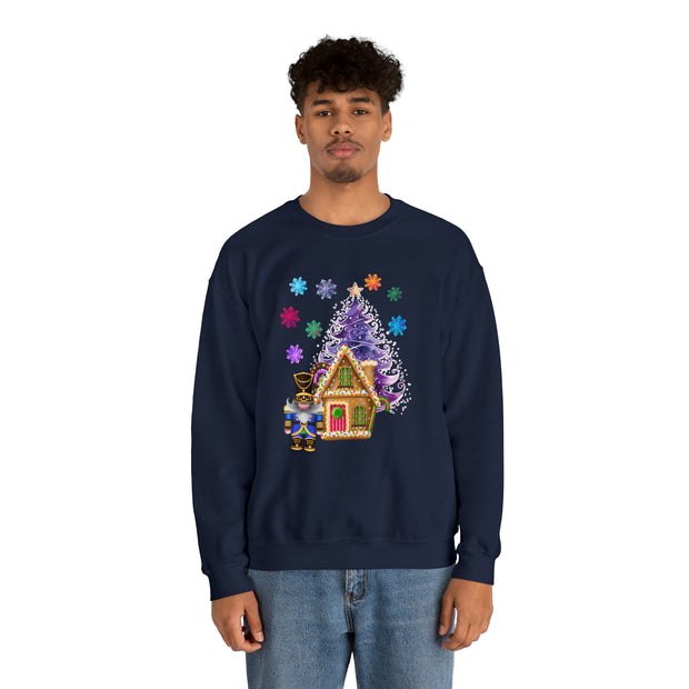 Gnome Nutcracker Unisex Heavy Blend™ Crewneck Sweatshirt