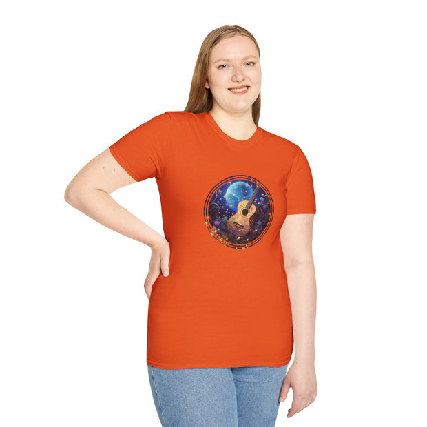 Moonlight Guitar Unisex Softstyle T-Shirt