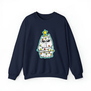 Christmas cat Unisex Heavy Blend™ Crewneck Sweatshirt