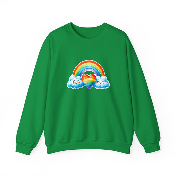 Rainbow Love Unisex Heavy Blend™ Crewneck Sweatshirt