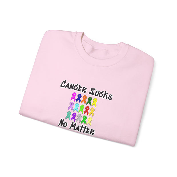 Cancer Sucks Unisex Heavy Blend™ Crewneck Sweatshirt
