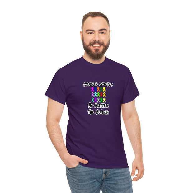 Cancer Sucks Unisex Heavy Cotton Tee