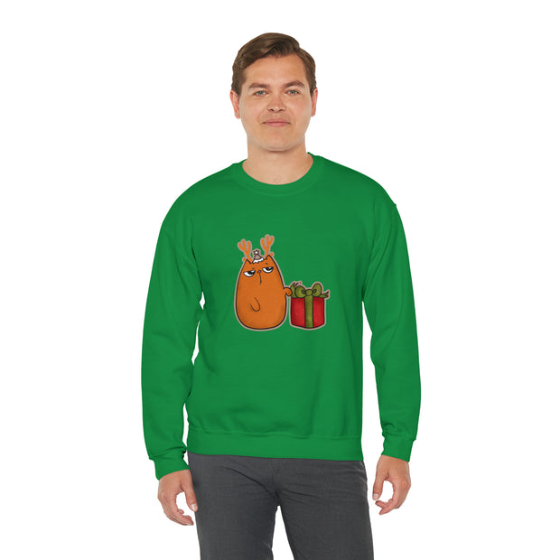 Christmas cat Unisex Heavy Blend™ Crewneck Sweatshirt