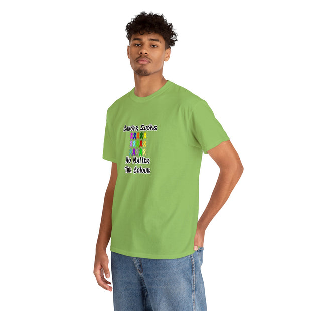 Cancer Sucks Unisex Heavy Cotton Tee