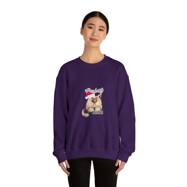 Christmas cat Unisex Heavy Blend™ Crewneck Sweatshirt