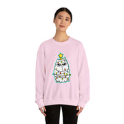 Christmas cat Unisex Heavy Blend™ Crewneck Sweatshirt