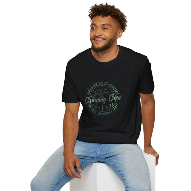 Camping Crew Unisex Softstyle T-Shirt