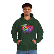 Soda Pop Heart Hoodie - Retro Unisex Sweatshirt for Fun Gatherings, Cozy Nights, Music Festivals, Unique Gifts & Casual Wear