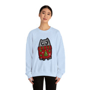 Christmas cat Unisex Heavy Blend™ Crewneck Sweatshirt