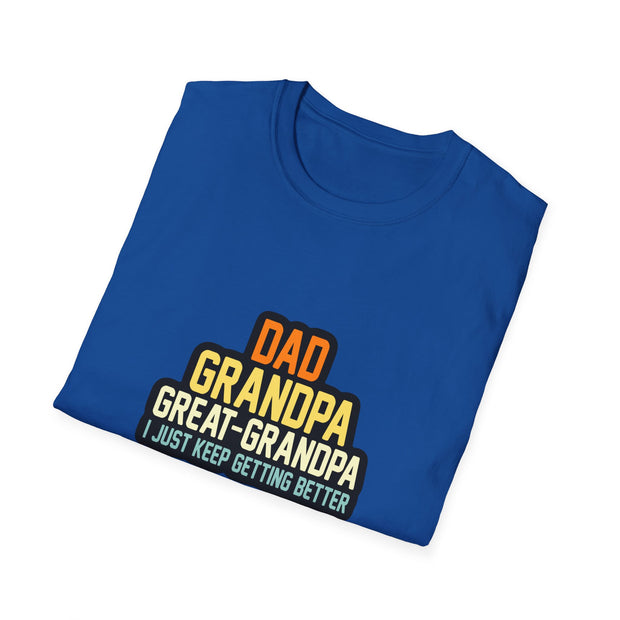 Dad Grandpa Great Grandpa Unisex Softstyle T-Shirt