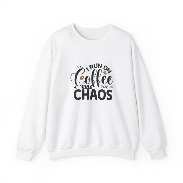 Coffee and Chaos Unisex Heavy Blend™ Crewneck Sweatshirt