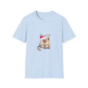 Christmas cat Unisex Softstyle T-Shirt