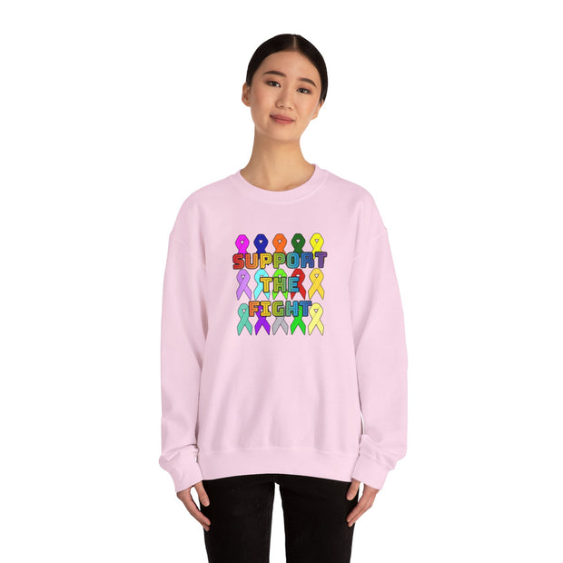 Support the Fight Unisex Heavy Blend™ Crewneck Sweatshirt