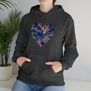 Heart Butterfly Unisex Heavy Blend™ Hooded Sweatshirt