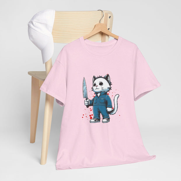 Horror Movie Cats Unisex Heavy Cotton Tee