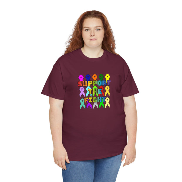Support the Fight Unisex Heavy Cotton Tee