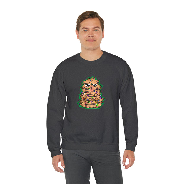 Christmas cat Unisex Heavy Blend™ Crewneck Sweatshirt