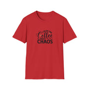 I Run on Coffee and Chaos Unisex Softstyle T-Shirt
