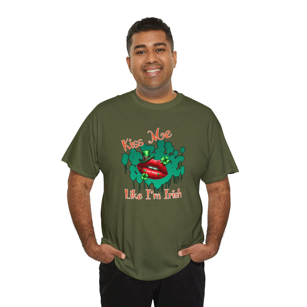 Kiss me like I’m Irish Unisex Heavy Cotton Tee