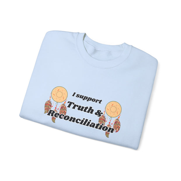 I Support Truth & Reconciliation Unisex Heavy Blend™ Crewneck Sweatshirt