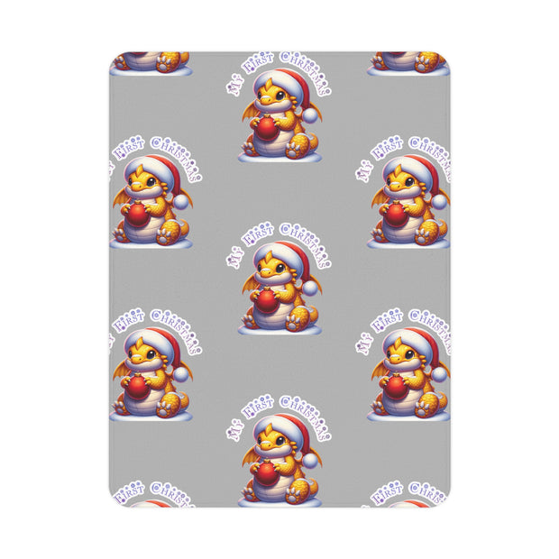 Christmas dragon Toddler Blanket