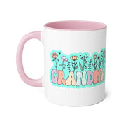 Grandma Flowers Accent Mugs, 11oz