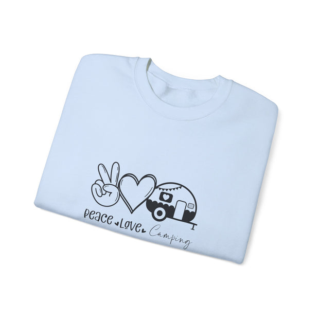 Peace Love Camping Unisex Heavy Blend™ Crewneck Sweatshirt