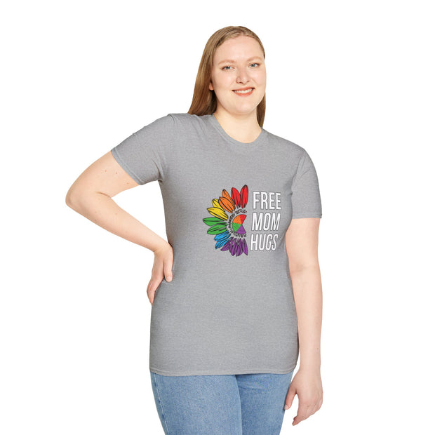 Pride Mom Hugs Unisex Softstyle T-Shirt