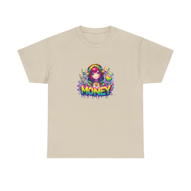 Graffiti Anime Girls Unisex Heavy Cotton Tee