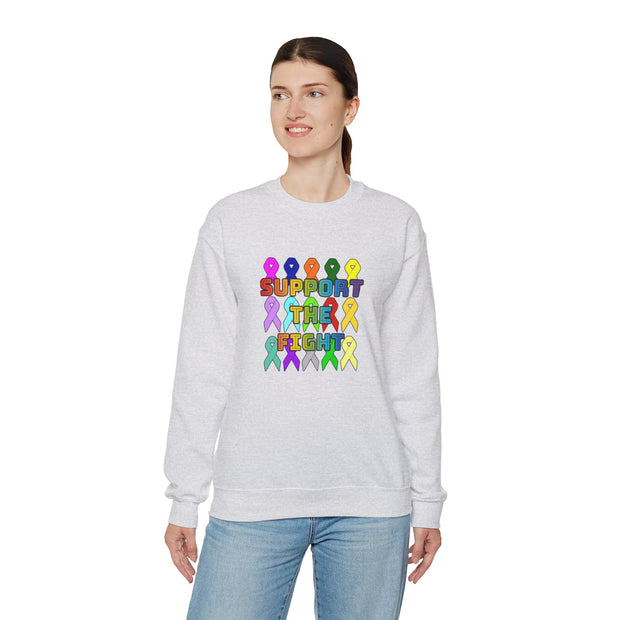 Support the Fight Unisex Heavy Blend™ Crewneck Sweatshirt