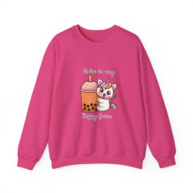 Unicorn Boba Unisex Heavy Blend™ Crewneck Sweatshirt