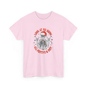 Festive Skeleton Unisex Heavy Cotton Tee