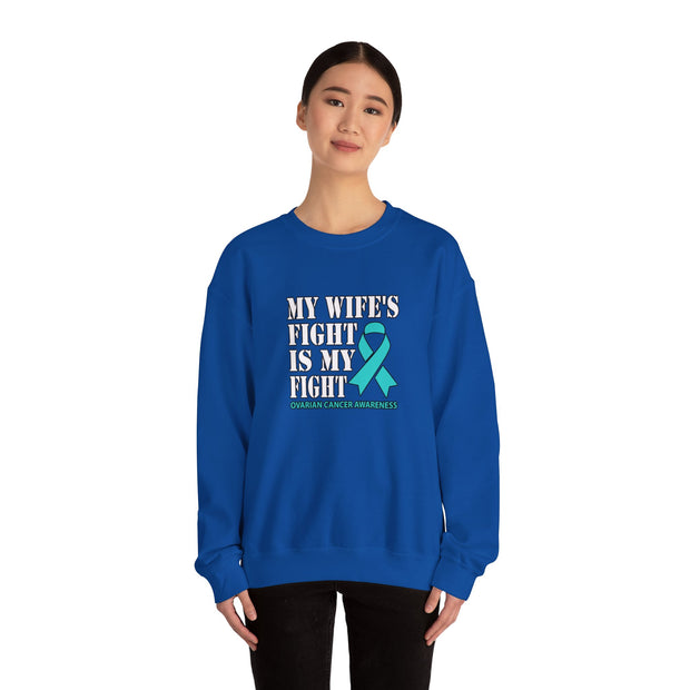 My Wife’s Fight Unisex Heavy Blend™ Crewneck Sweatshirt