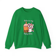 Unicorn Boba Unisex Heavy Blend™ Crewneck Sweatshirt