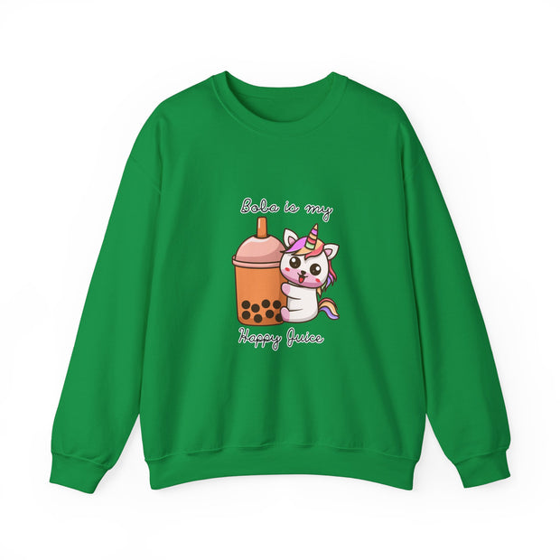 Unicorn Boba Unisex Heavy Blend™ Crewneck Sweatshirt