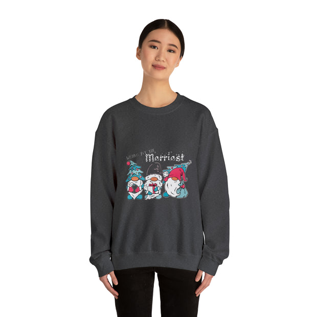 Gnome Christmas Unisex Heavy Blend™ Crewneck Sweatshirt