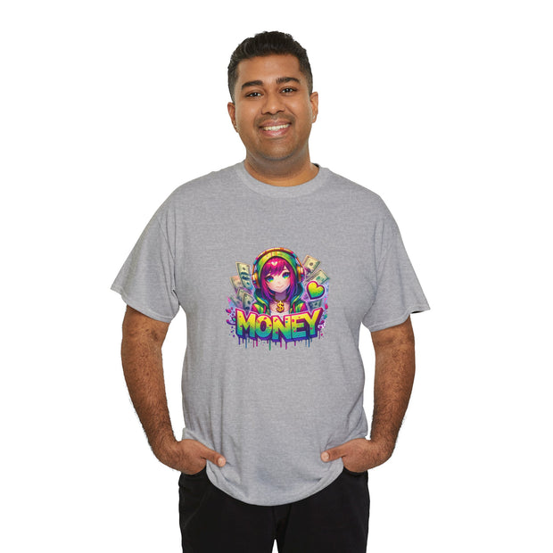 Graffiti Anime Girls Unisex Heavy Cotton Tee