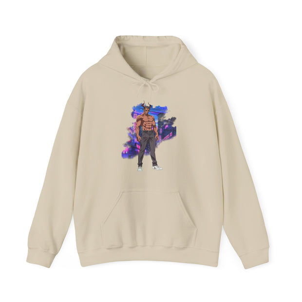 Anime Male Demon Unisex Heavy Blend™ Hooded Sweatshirt